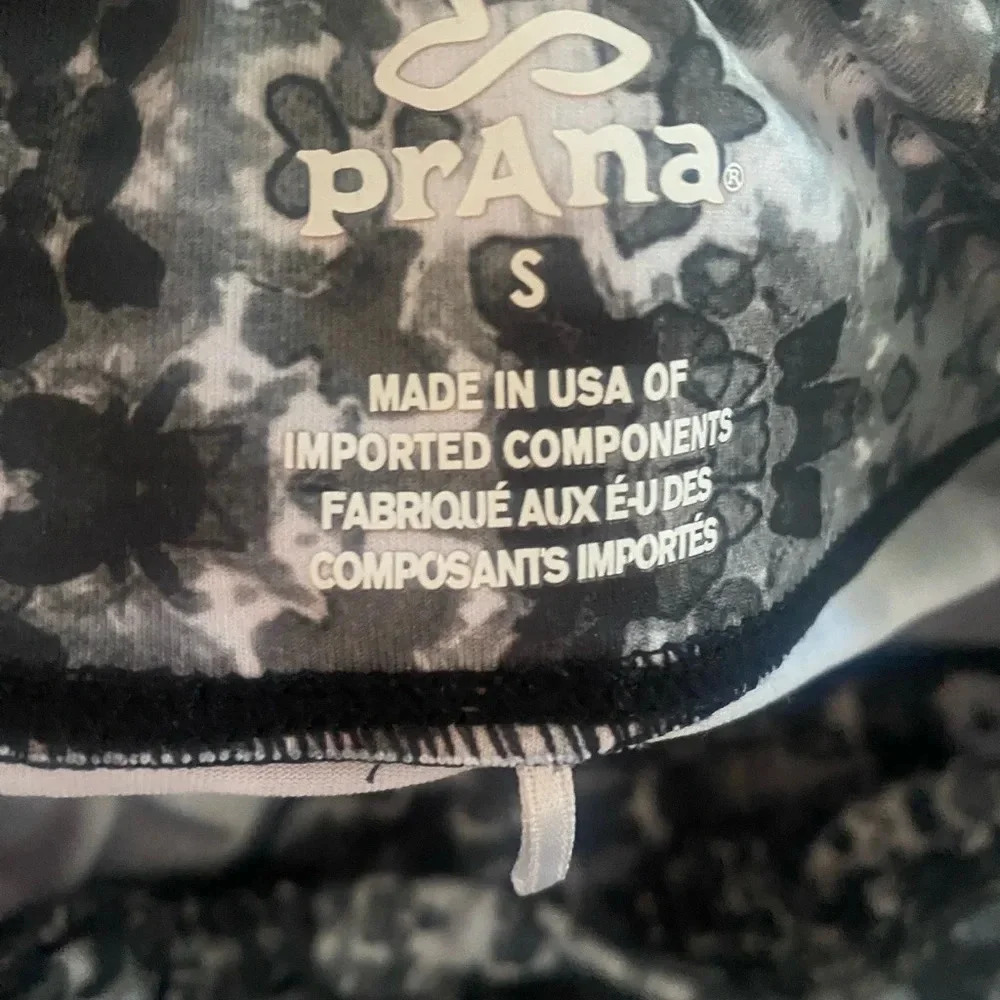 Prana Multicolor Roxanne Capri Leggings: Watercolor Tie-dye Size Small - Picture 6 of 7